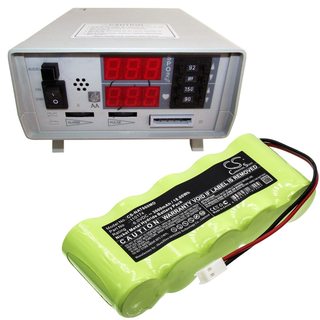 Batterier Ersätter Pulsoximter 8600