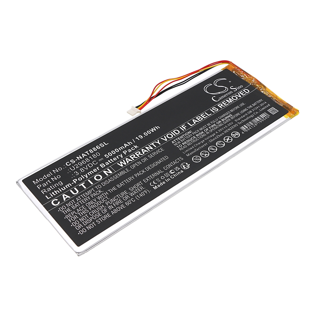 Batterier Ersätter Surf Tablet 10" Gen 2