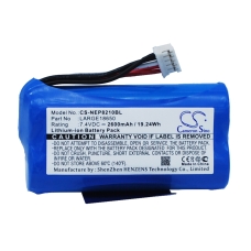 Compatible battery replacement for Bancamiga LARGE18650