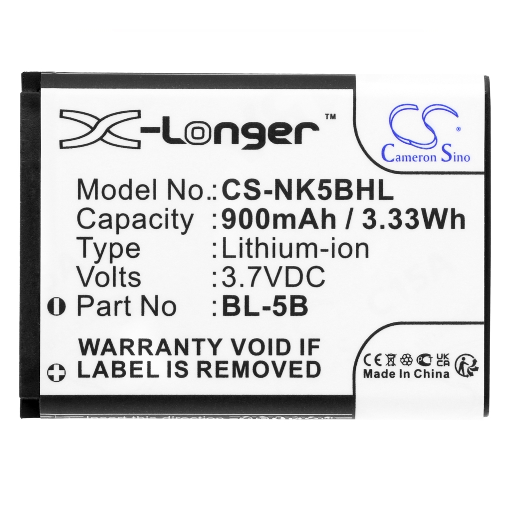 Batterier till mobiltelefoner Aligator CS-NK5BHL