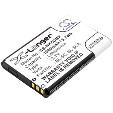 Compatible battery replacement for Nokia BL-5C,BL-5CA,BL-6SP