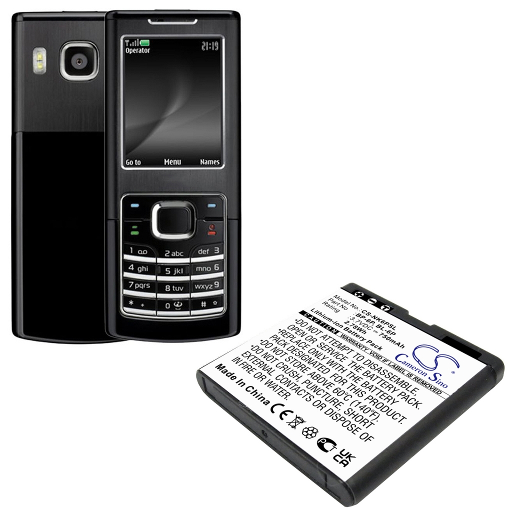 Batterier till mobiltelefoner Seecode CS-NK6PSL