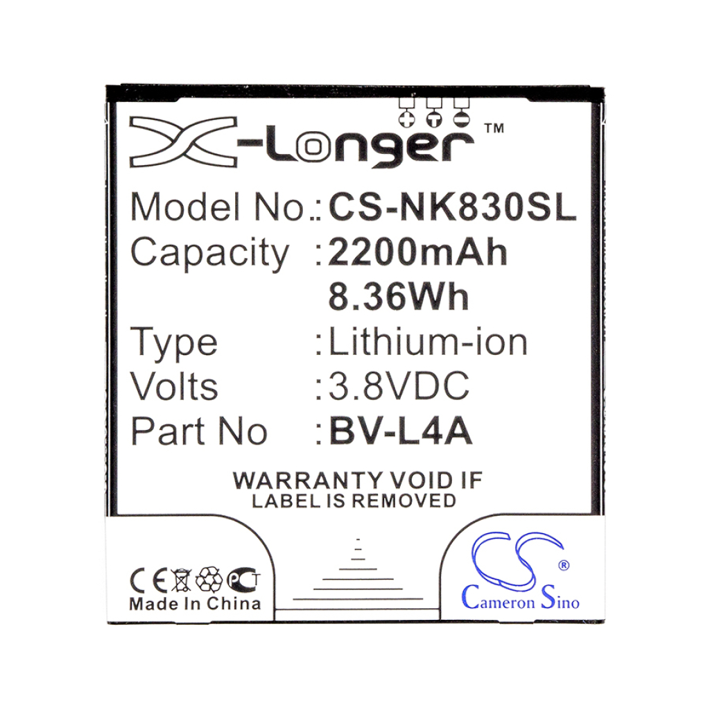 Batterier Ersätter Lumia 830