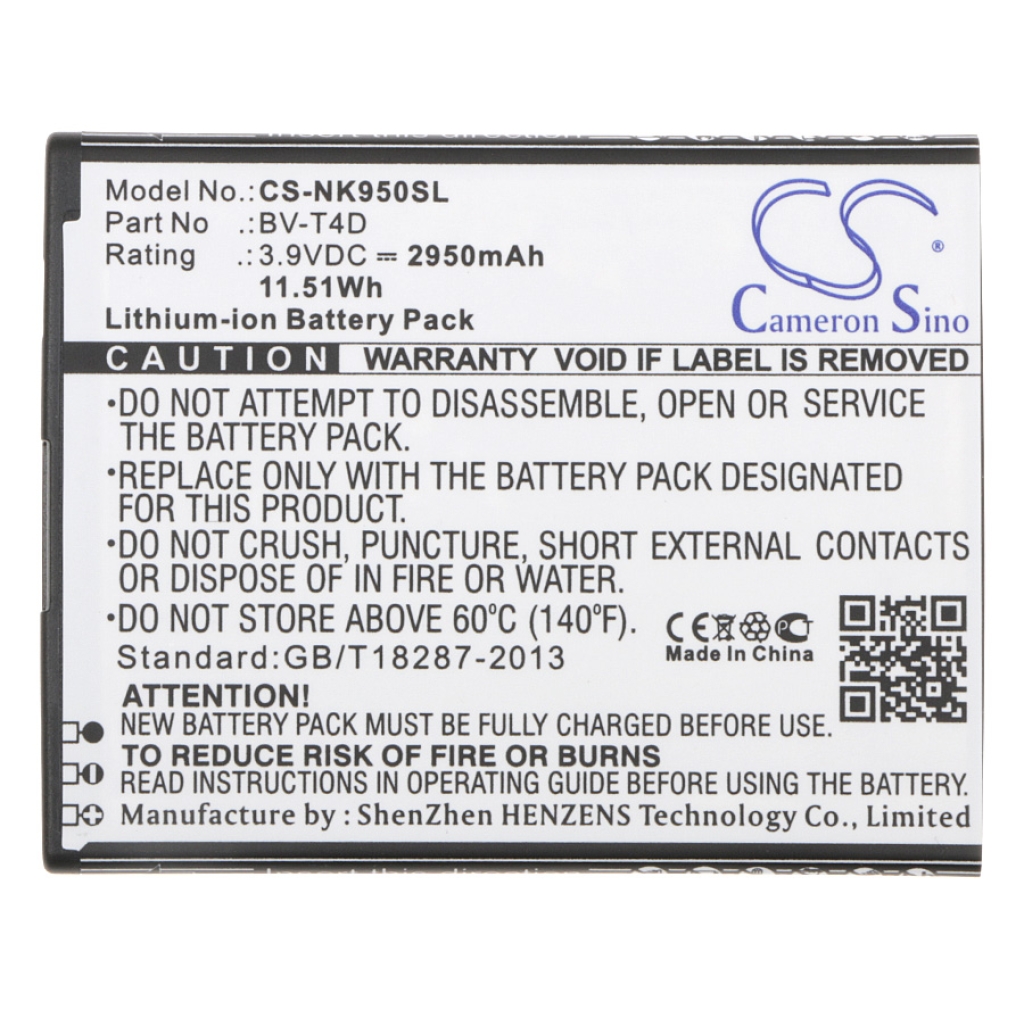 Battery Replaces BV-T4D