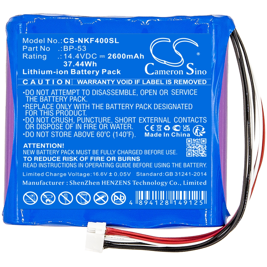 Batterier för verktyg Nissin CS-NKF400SL