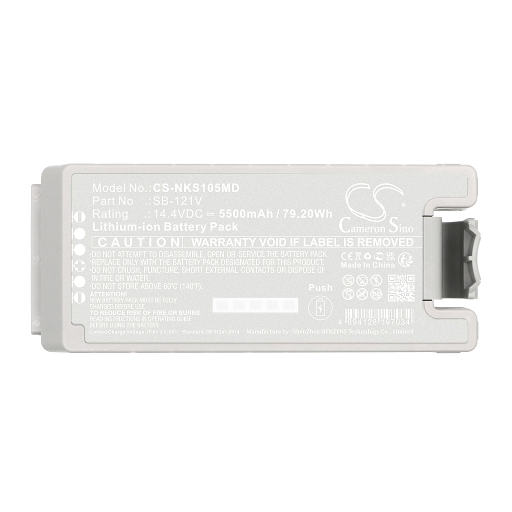 Batterier Ersätter EMS-1052 Defibrillator