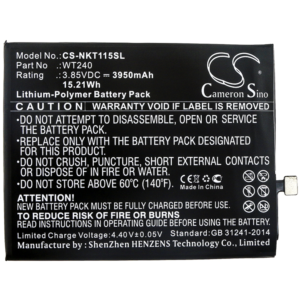 Batterier Ersätter TA-1164