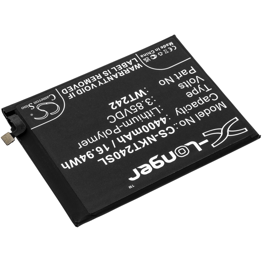 Compatible battery replacement for Nokia WT242