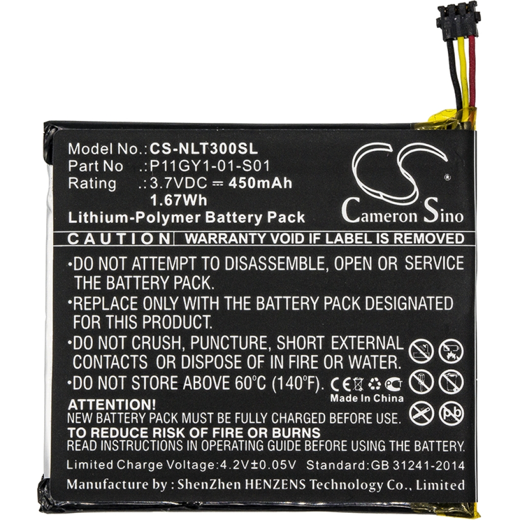 Batterier för smarta hem Nest T200477 (CS-NLT300SL)