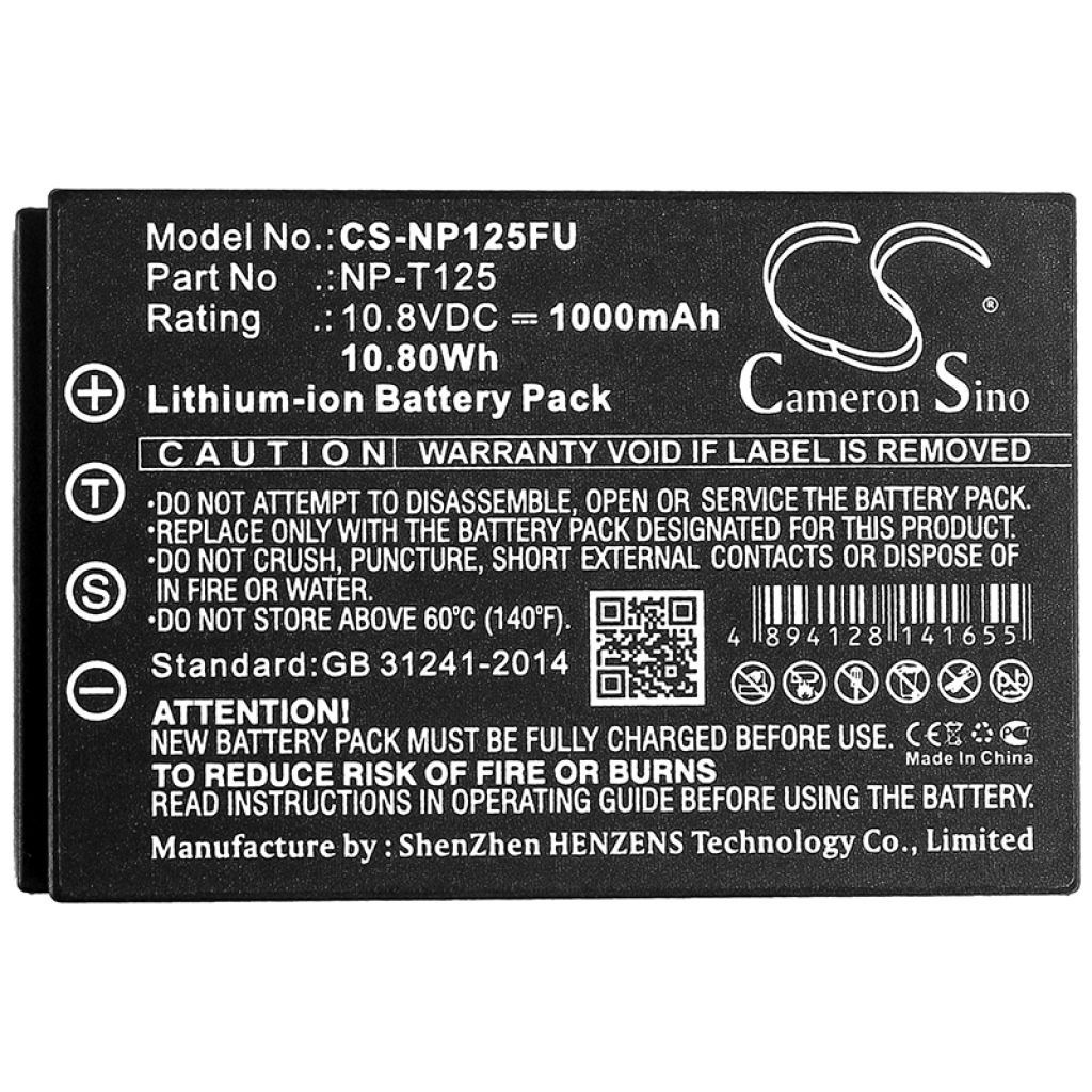 Battery Replaces NP-T125