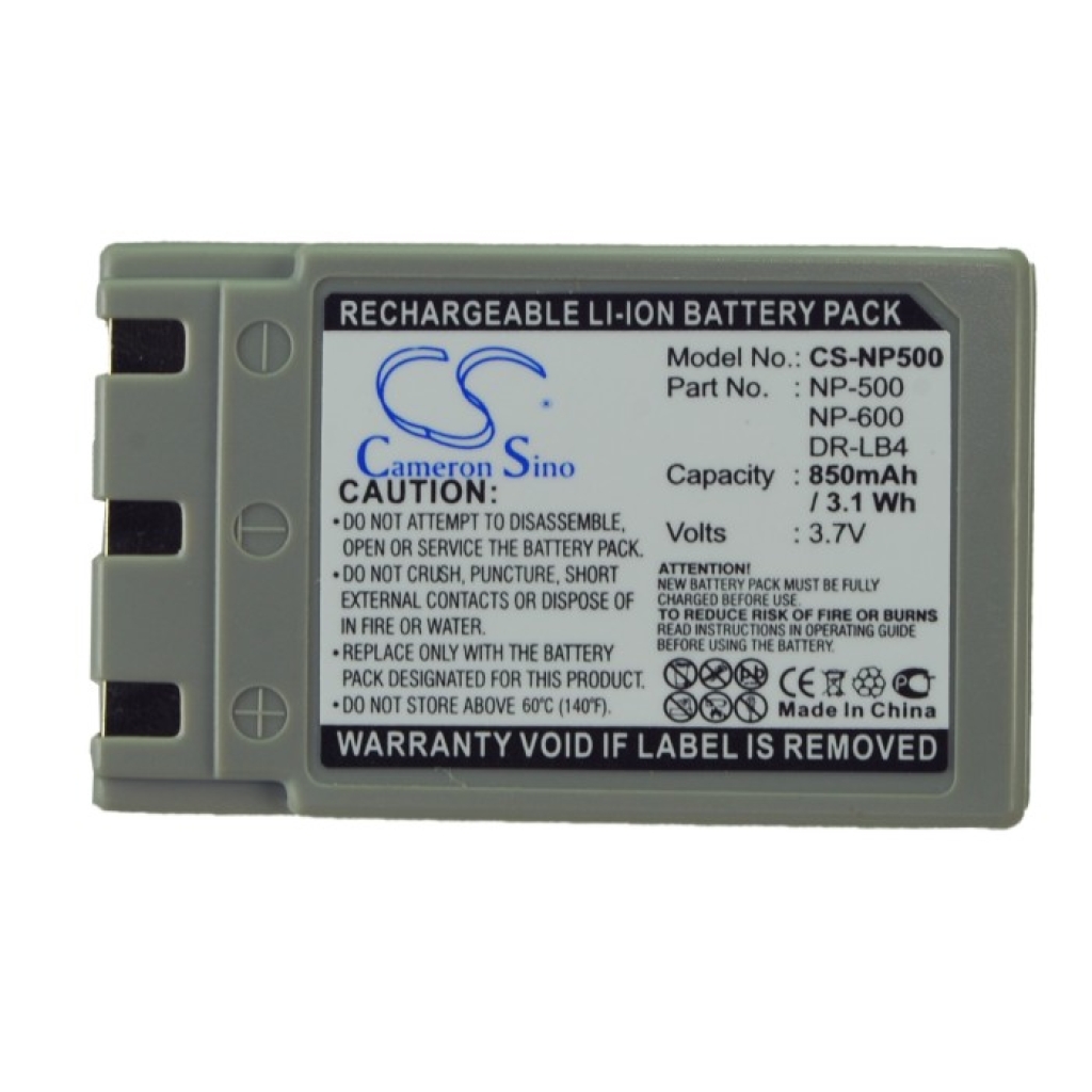 Kamerabatterier MINOLTA CS-NP500