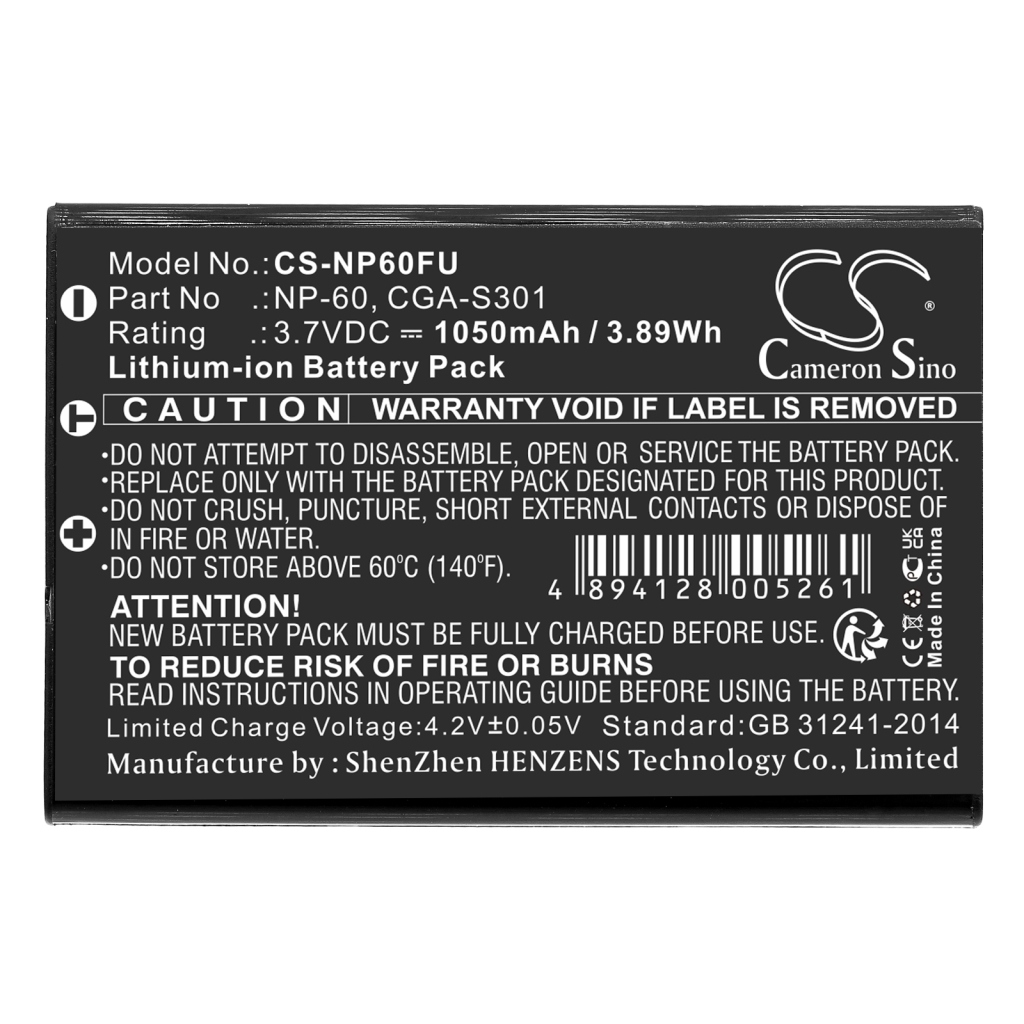 Batterier Ersätter 02491-0012-01