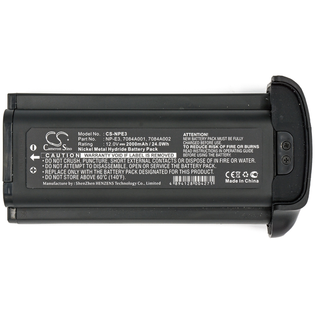 Batterier Ersätter EOS 1D Mark II