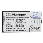 CS-NPR001SL<br />Batteries for   replaces battery SPR-003