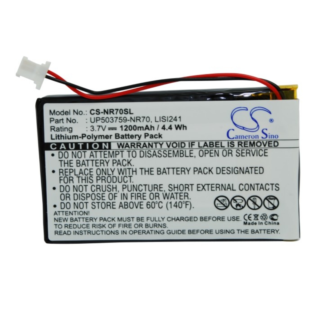 Batterier för surfplattor Sony CS-NR70SL