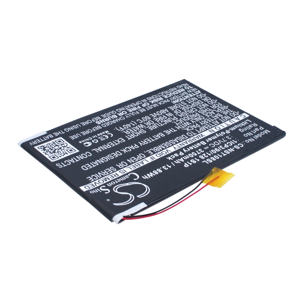 Compatible battery replacement for Nuvision 1ICP3/90/128 1S1P