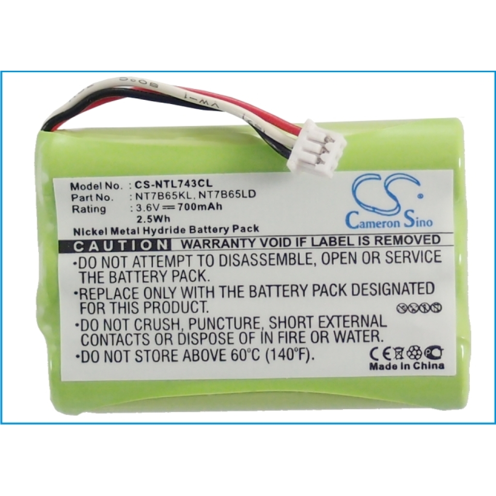 Battery Replaces NT7B65LDE6