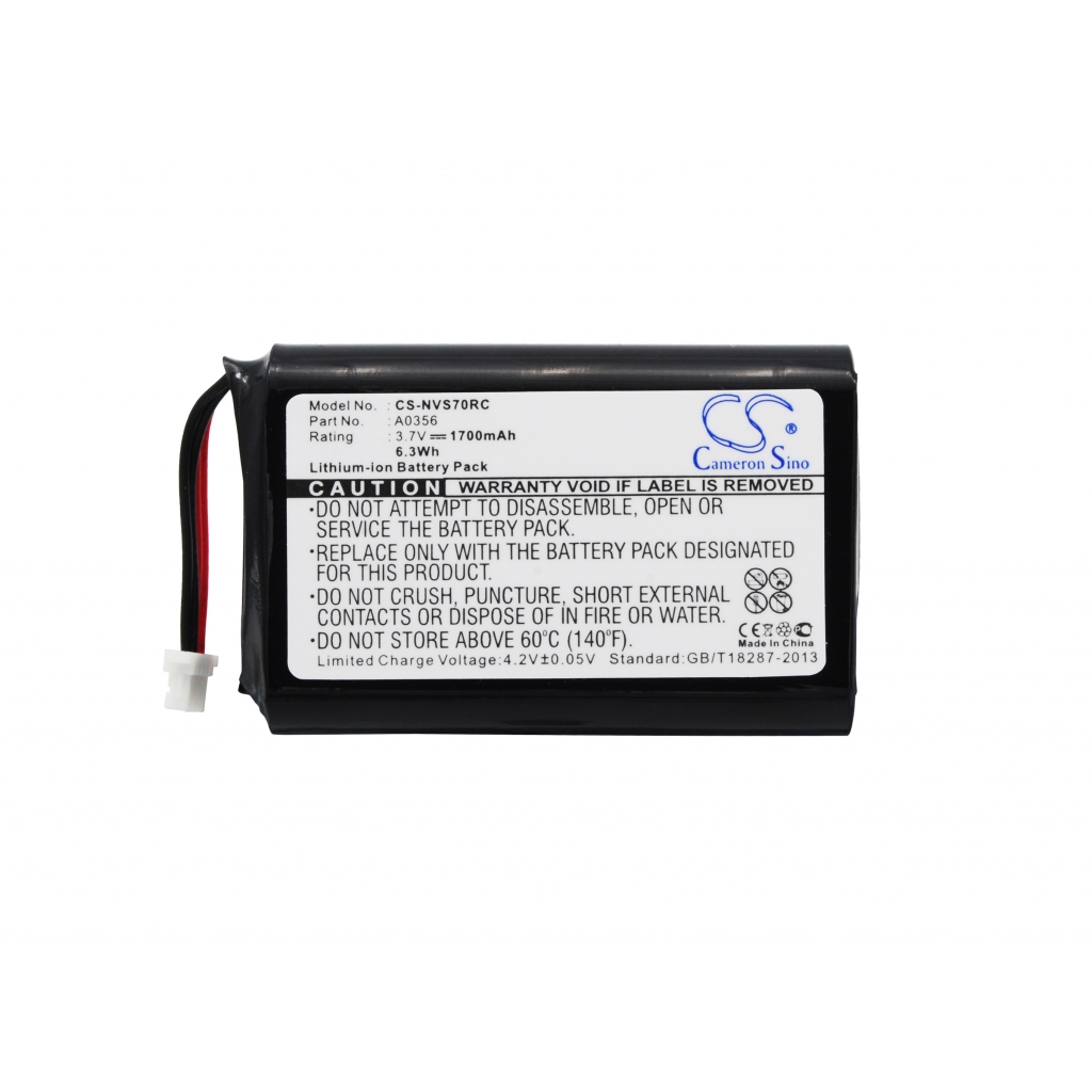 Batterier till fjärrkontrollen NEVO CS-NVS70RC