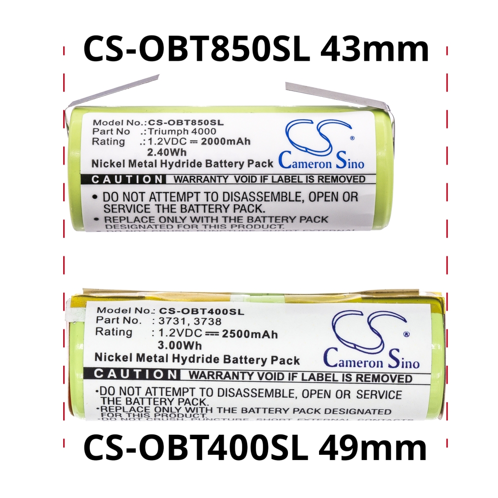 Batterier för medicintekniska produkter Oral-b CS-OBT400SL