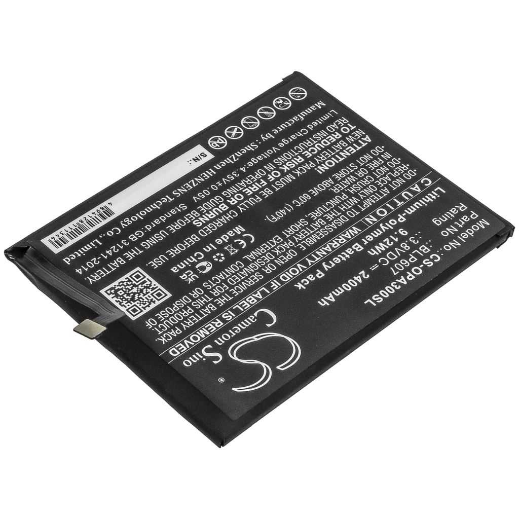 Compatible battery replacement for Oneplus BLP607