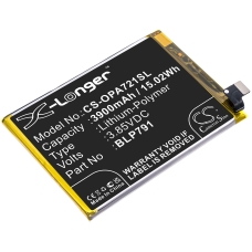 Compatible battery replacement for OPPO BLP791