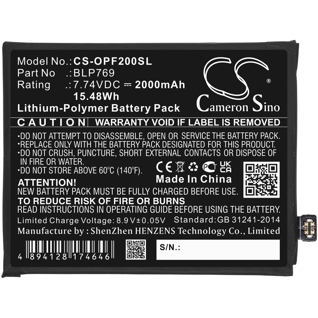 Battery Replaces BLP769