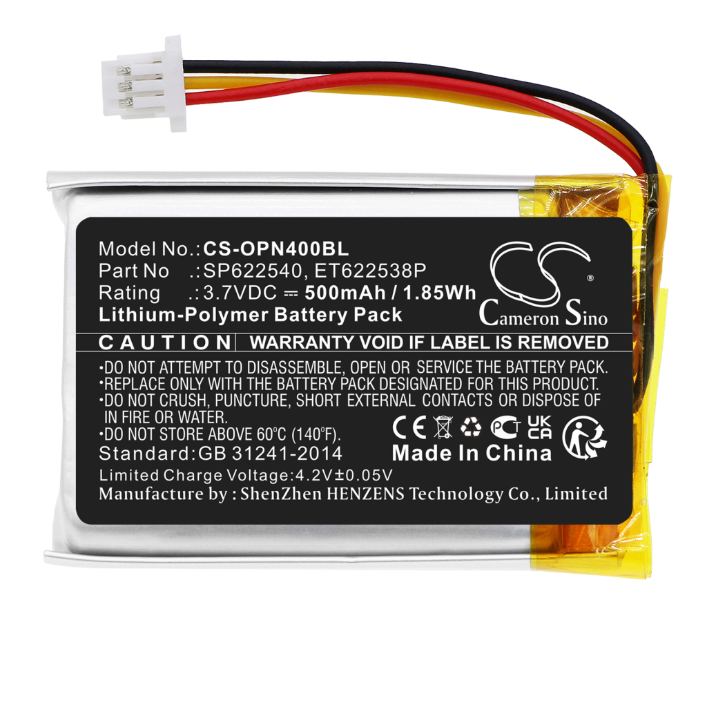 Batterier för skanner Opticon CS-OPN400BL