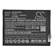 Compatible battery replacement for OPPO BLPA51