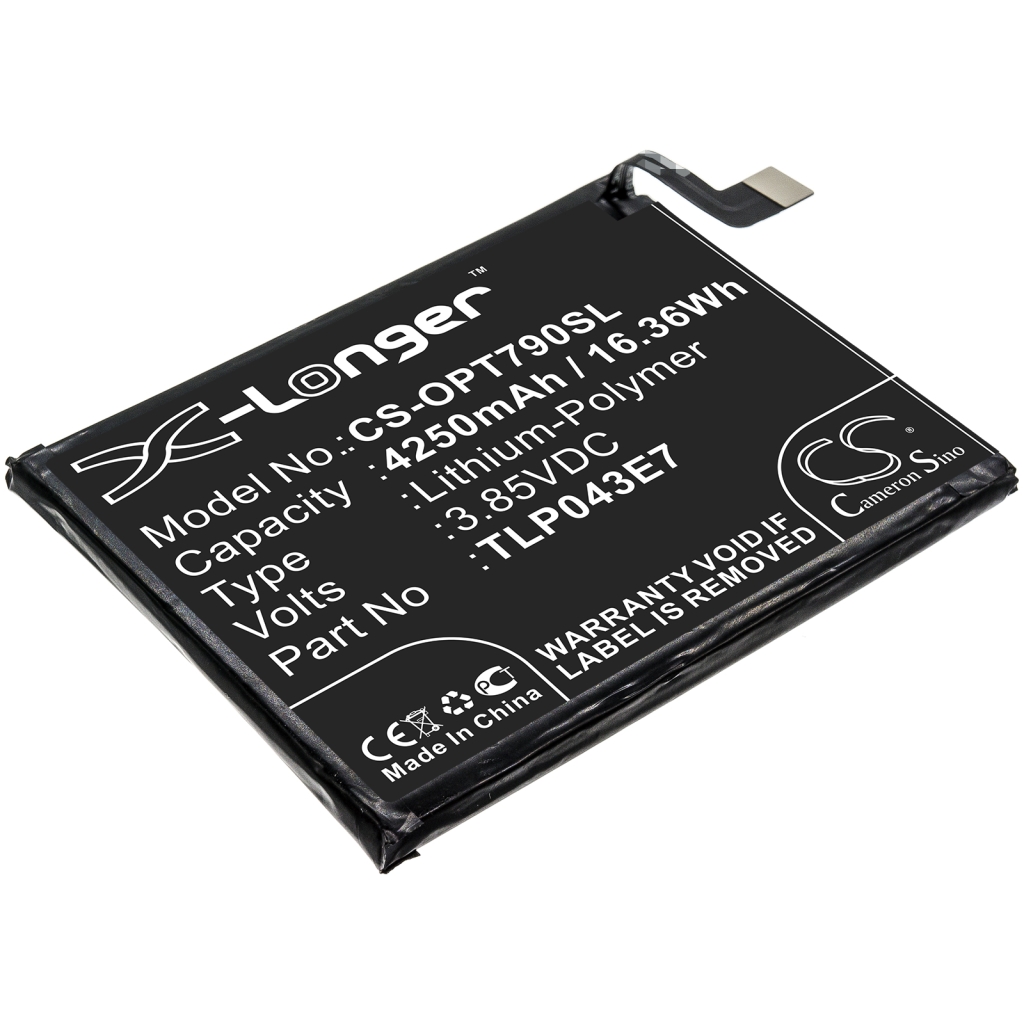 Batterier till mobiltelefoner Alcatel CS-OPT790SL