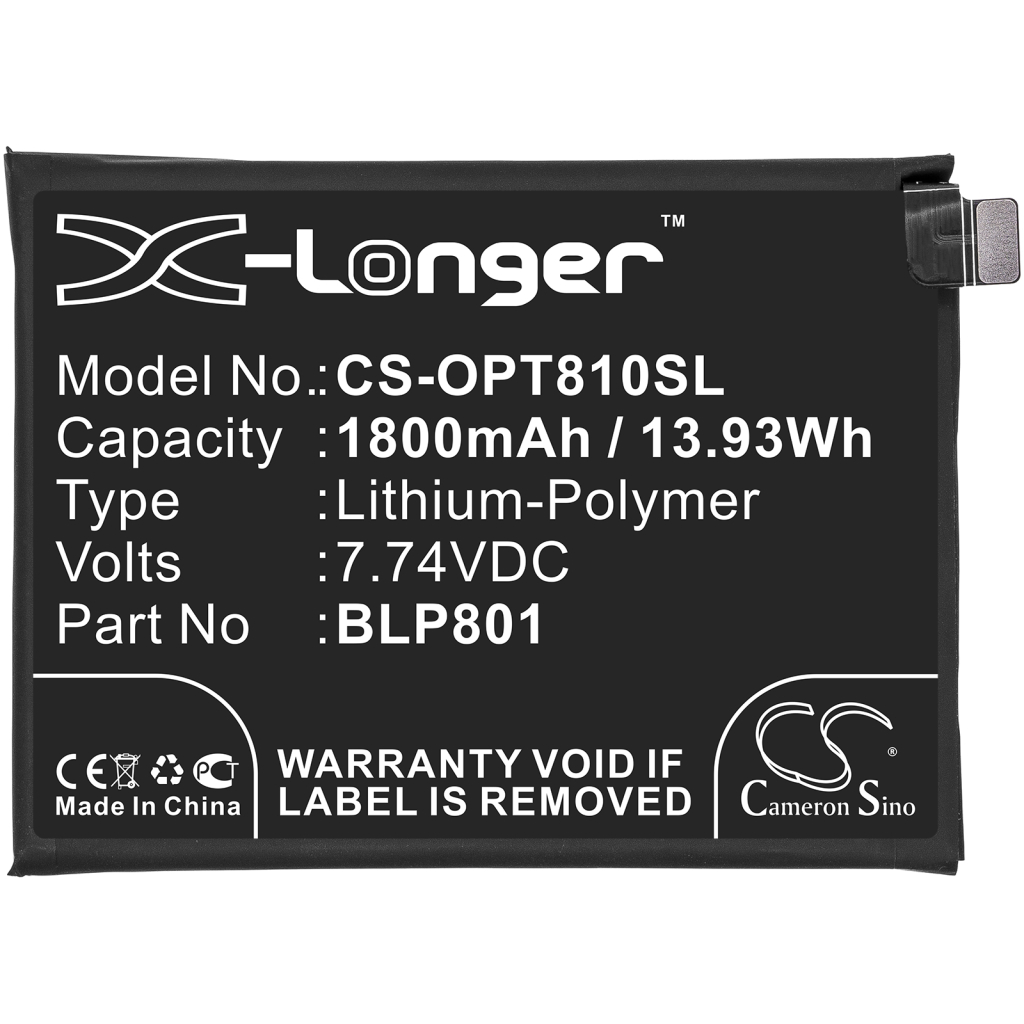 Batterier till mobiltelefoner Oneplus CS-OPT810SL