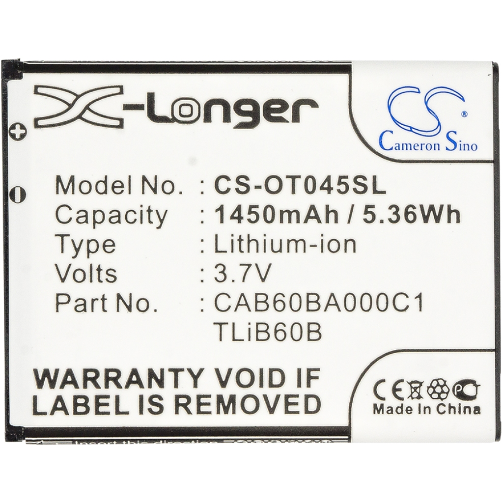 Batterier Ersätter CAB60B0001C1