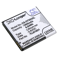 Kompatibel batteribyte för Alcatel TLI018D1,TLI018D2