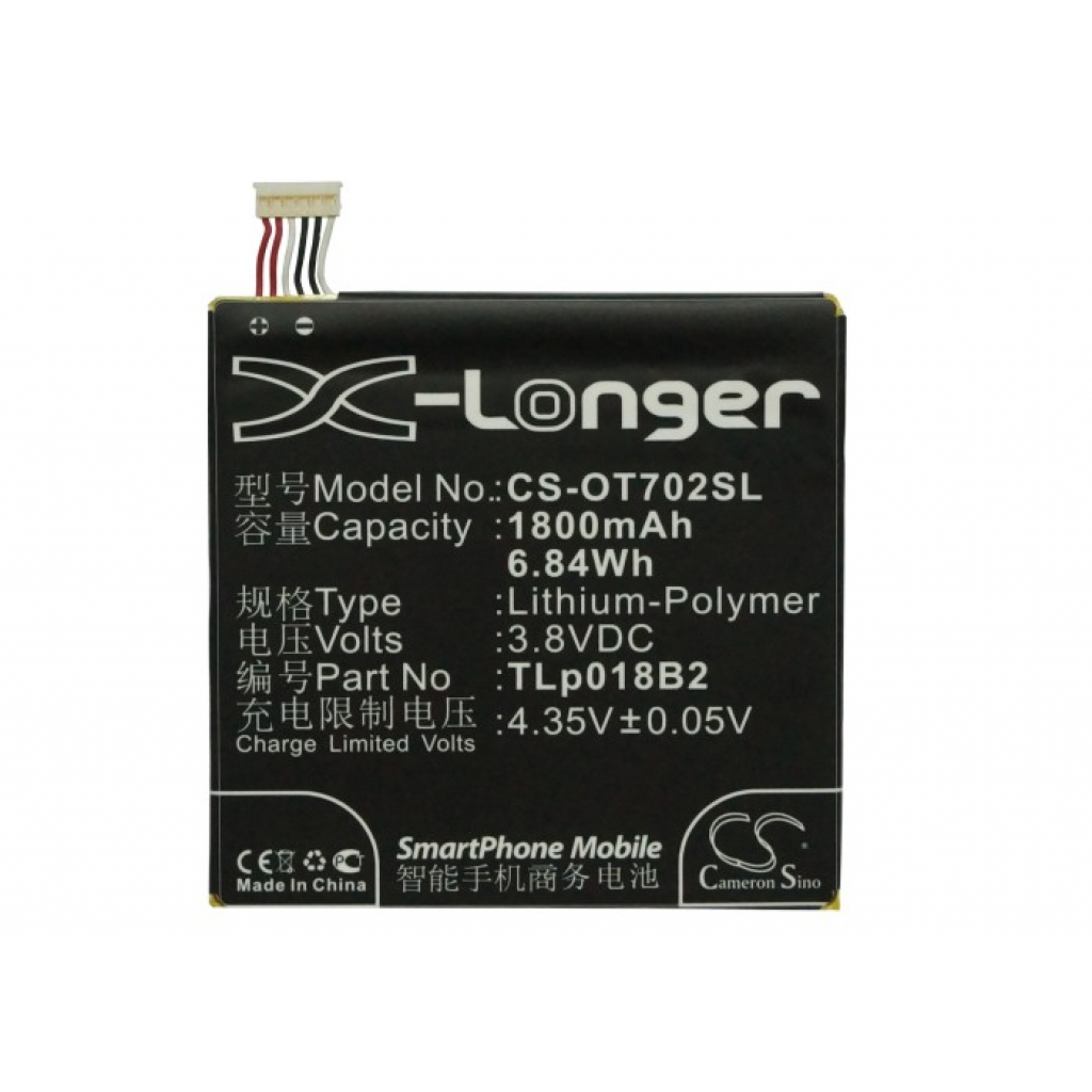 Batterier Ersätter TLp018B2