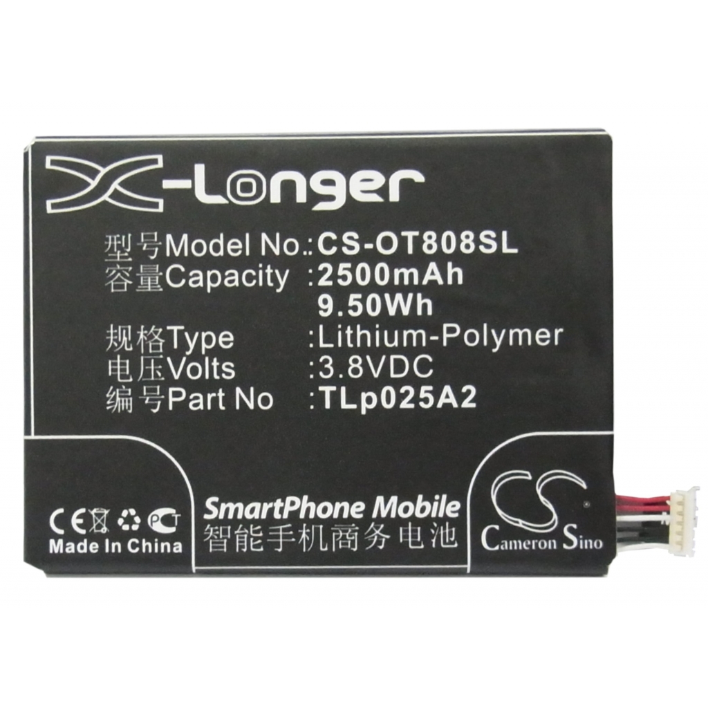 Batterier Ersätter TLp025A4