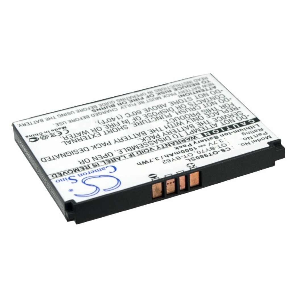 Batterier till mobiltelefoner Alcatel CS-OT980SL