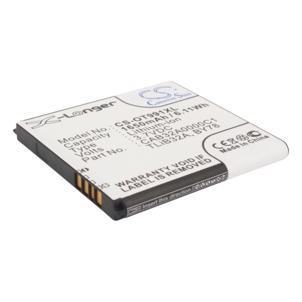 Batterier till mobiltelefoner Alcatel CS-OT991XL