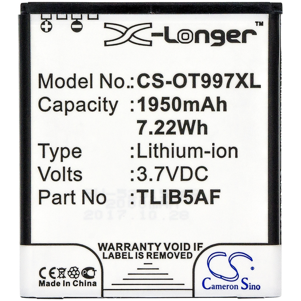 Mobile Phone Battery Alcatel LinkZone MW40VD