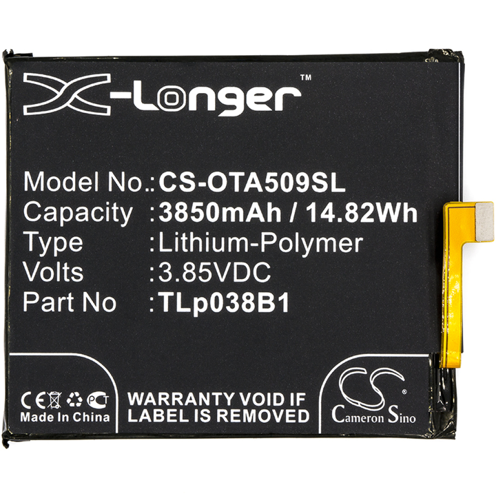 Batterier Ersätter OT-5090Y