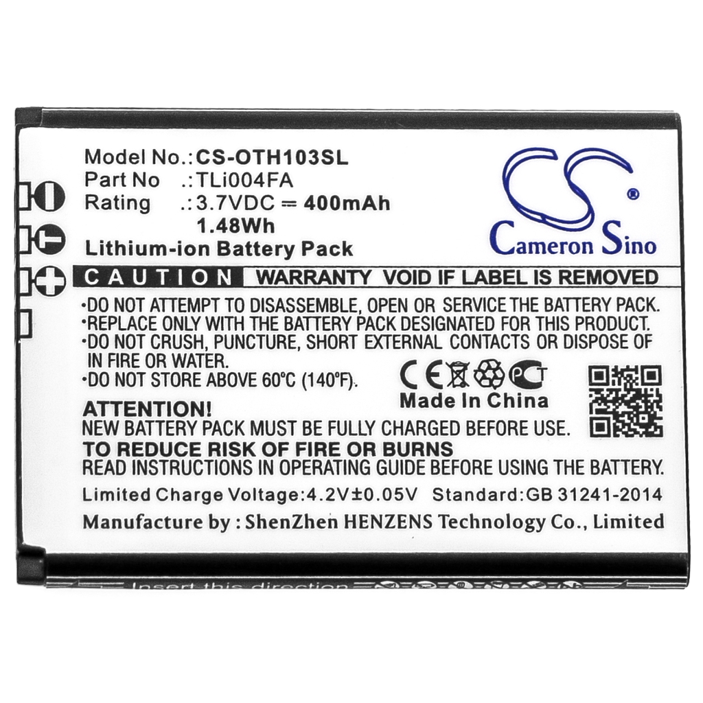 Battery Replaces TLi004FA