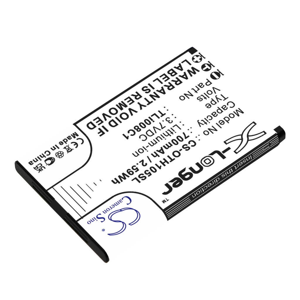 Batterier till mobiltelefoner Alcatel CS-OTH105SL