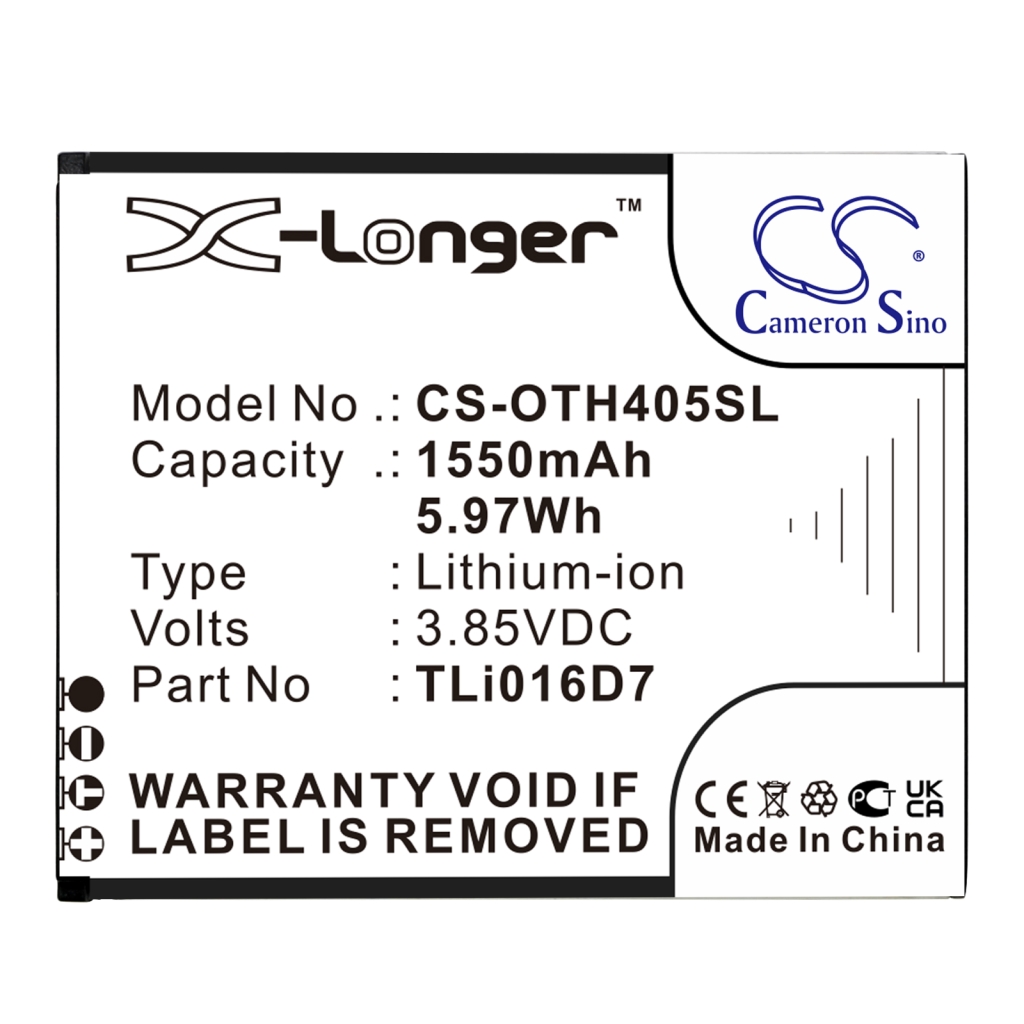 Batterier Ersätter OT-4055U