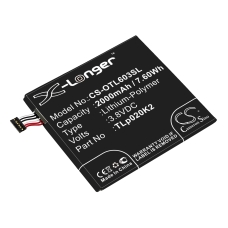 Kompatibel batteribyte för Alcatel C2000023C2,TLP020K2