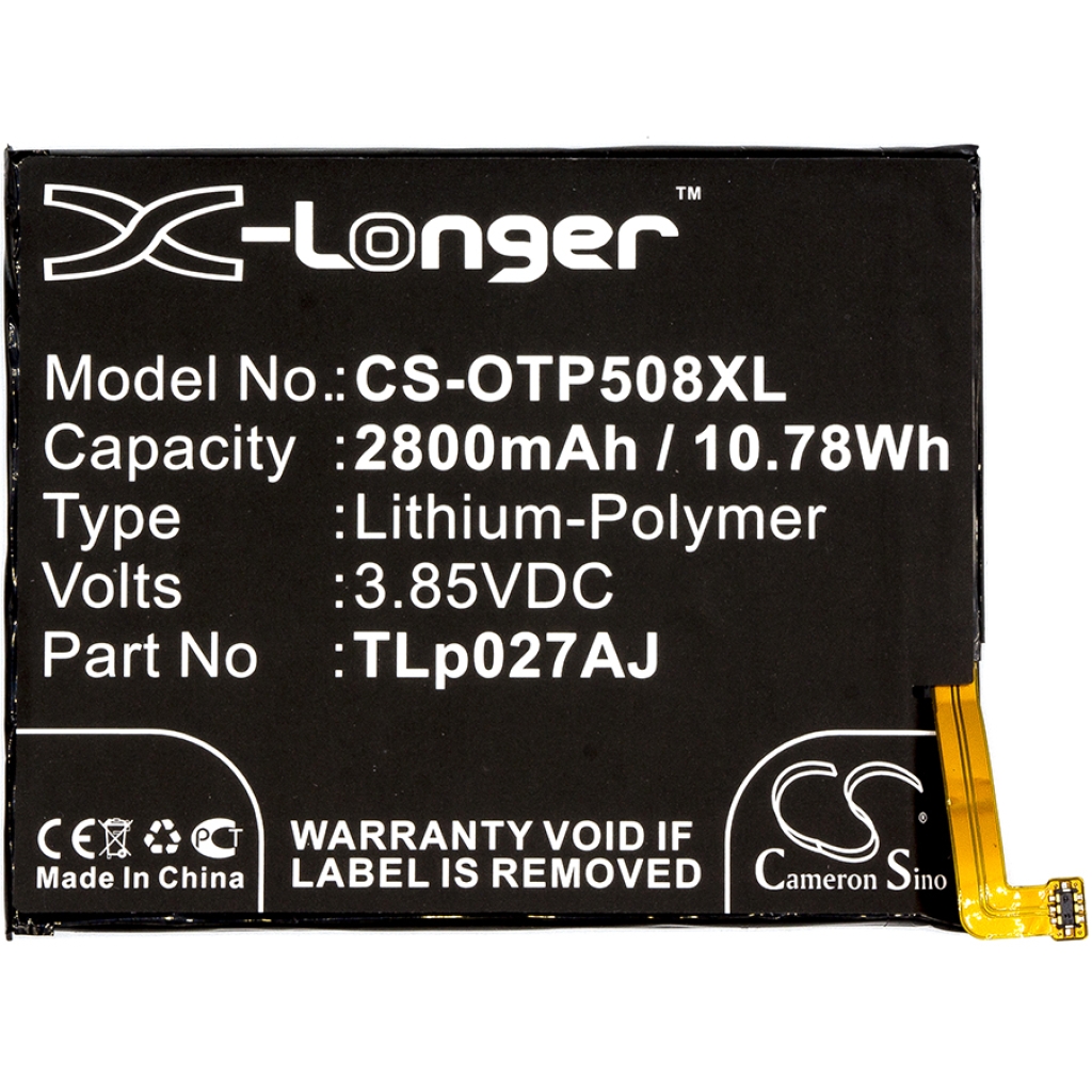 Batterier till mobiltelefoner Alcatel CS-OTP508XL