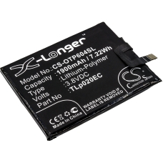 Kompatibel batteribyte för Alcatel TLP020EC