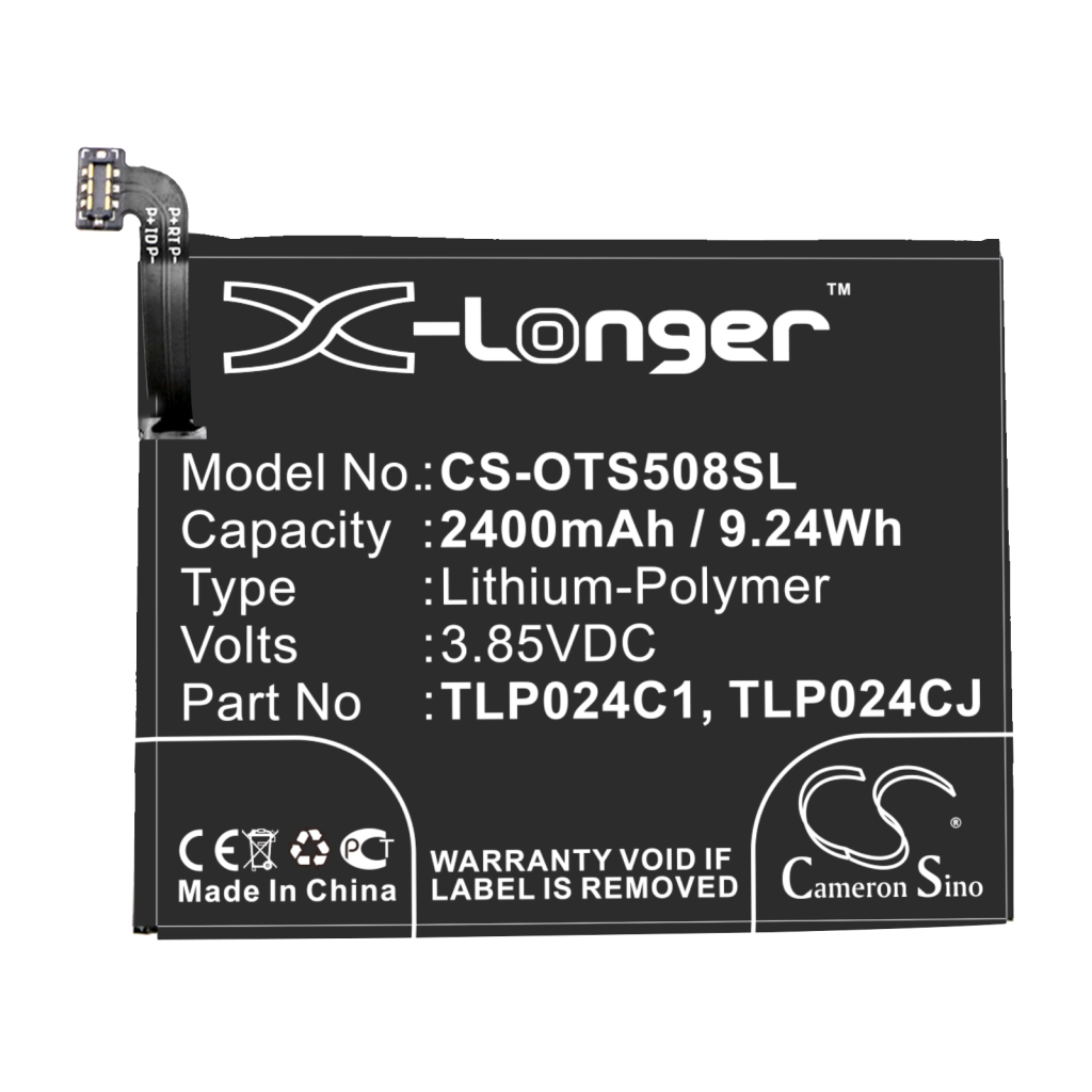 Batterier Ersätter TLP024CJ