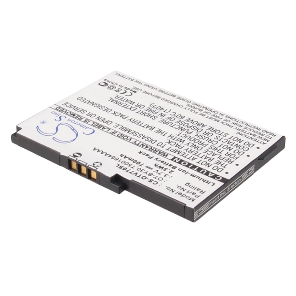 Batterier till mobiltelefoner Alcatel CS-OTV770SL