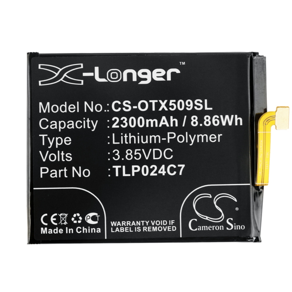 Batterier Ersätter TLP024C7