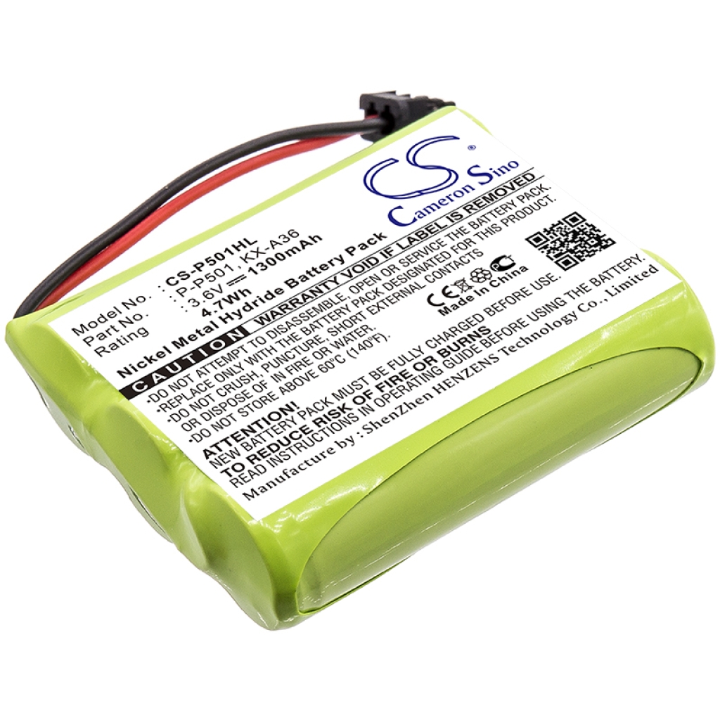 Batterier till trådlösa telefoner Toshiba CS-P501HL