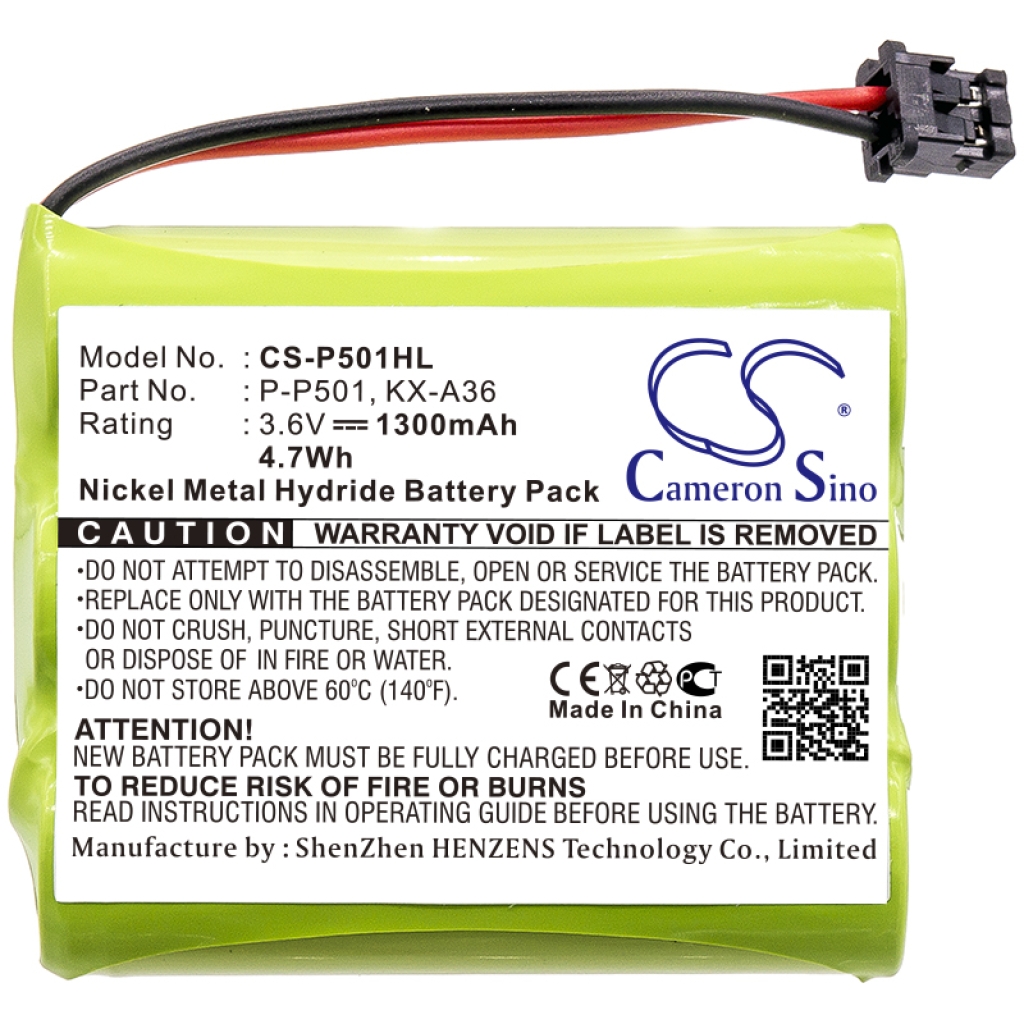 Batterier till trådlösa telefoner SBC CS-P501HL