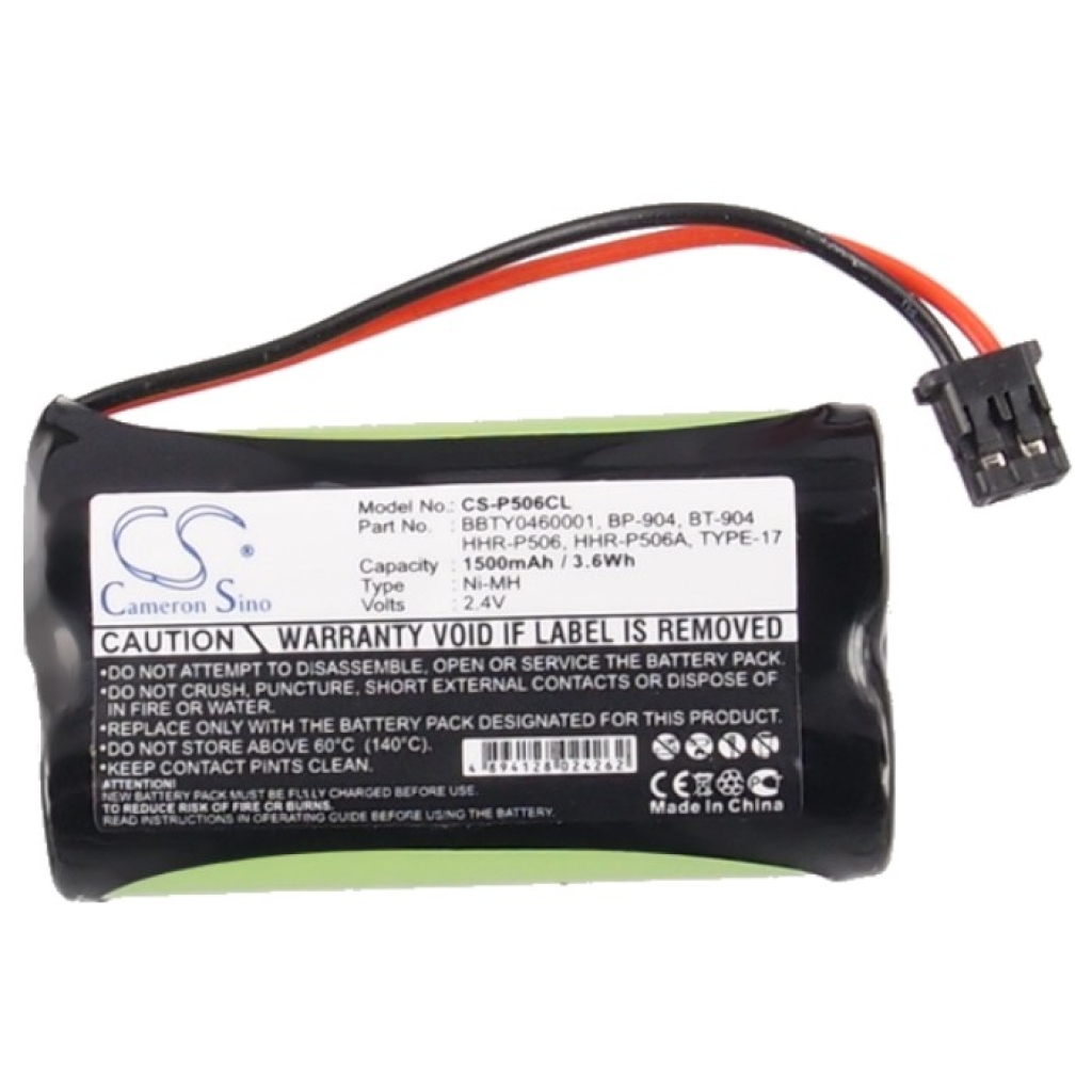 Batterier till trådlösa telefoner Panasonic CS-P506CL